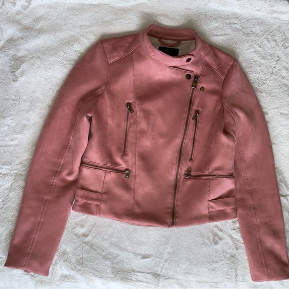 BR vegan suede moto jacket - Picture 2 of 6